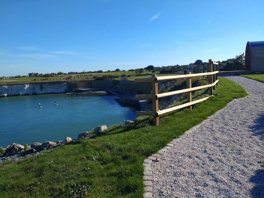 Spring Tide Cliff Top Glamping Pod With Direct Sea Views Birchington-on-Sea Eksteriør bilde